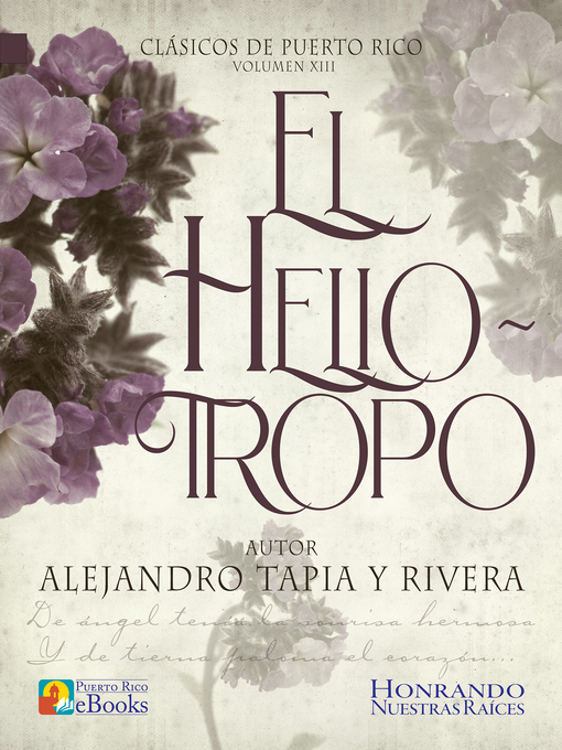 Title details for El Heliotropo by Alejandro Tapia y Rivera - Available